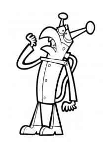 Delete from Cyberchase coloring page