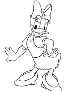 Daisy Duck 1 coloring page
