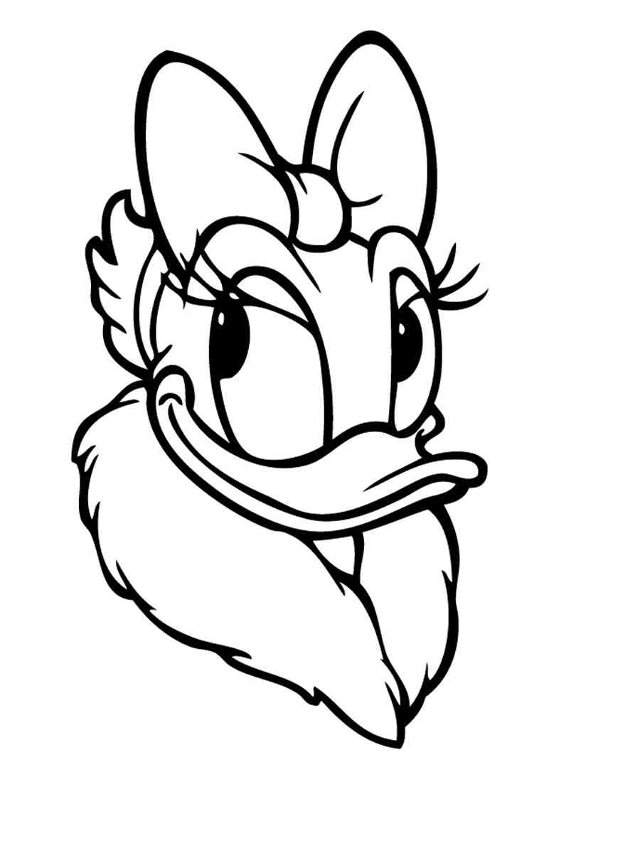 Daisy Duck 10 coloring page