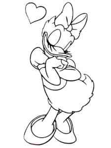 Daisy Duck 11 coloring page