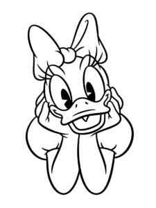 Daisy Duck 12 coloring page