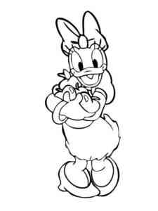 Daisy Duck 14 coloring page
