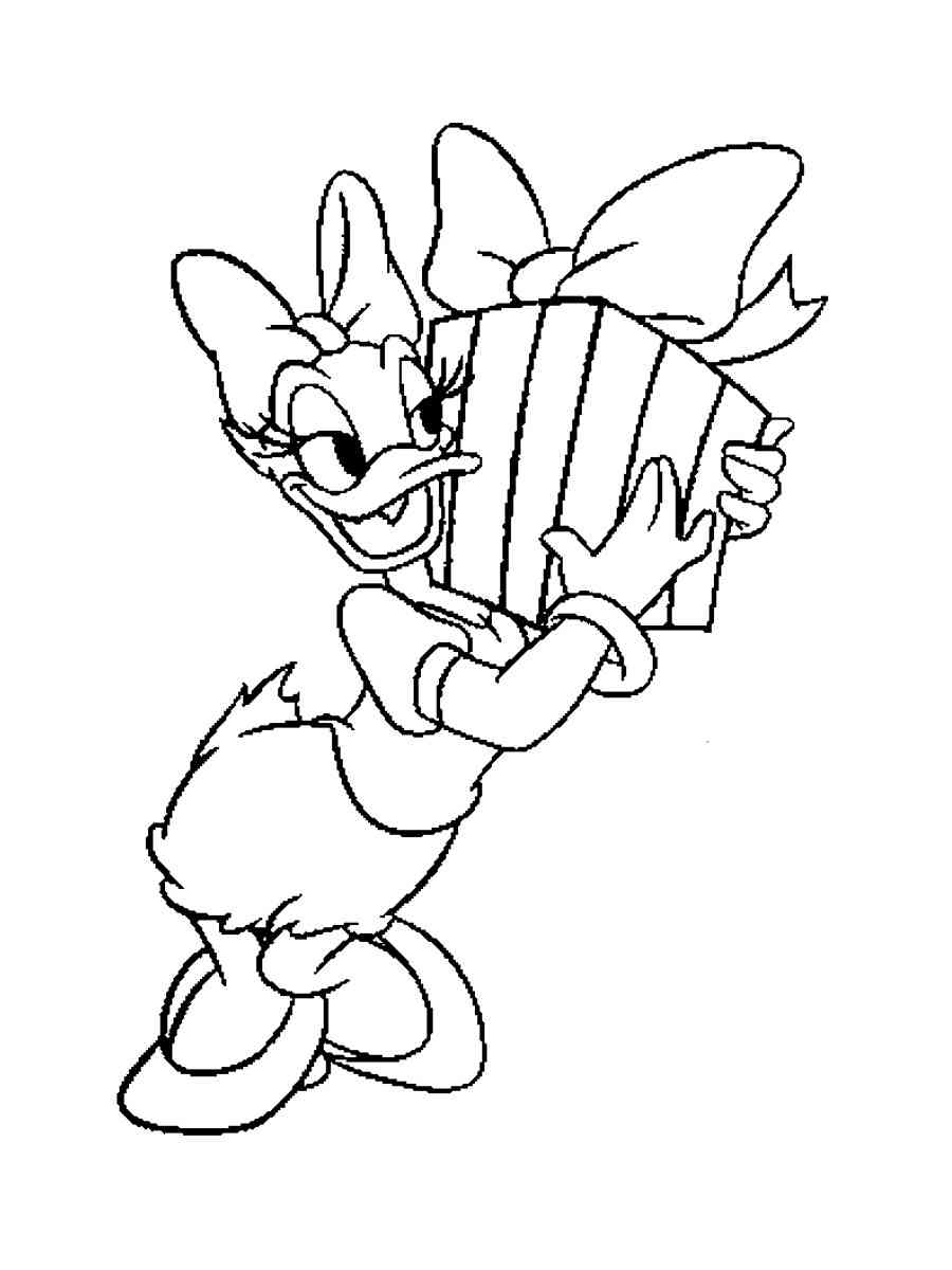 Daisy Duck 15 coloring page