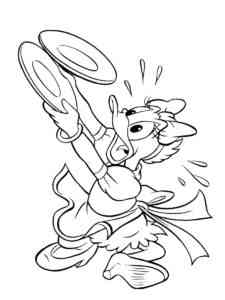 Daisy Duck 16 coloring page