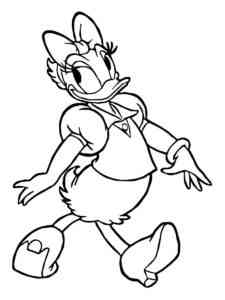 Daisy Duck 18 coloring page
