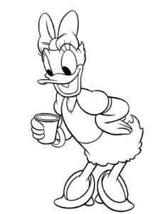 Daisy Duck 20 coloring page