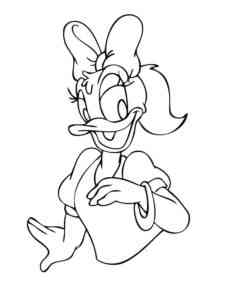 Daisy Duck 23 coloring page
