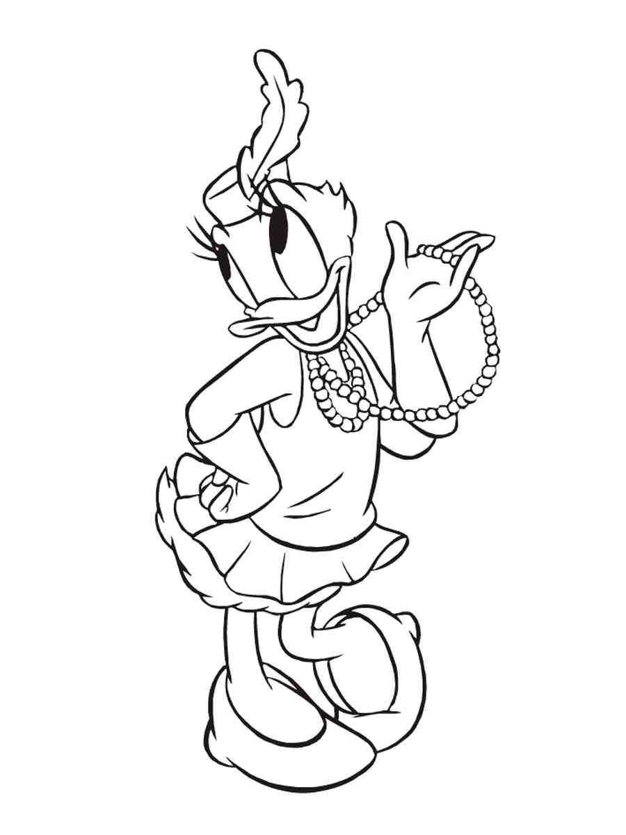 Daisy Duck 26 coloring page