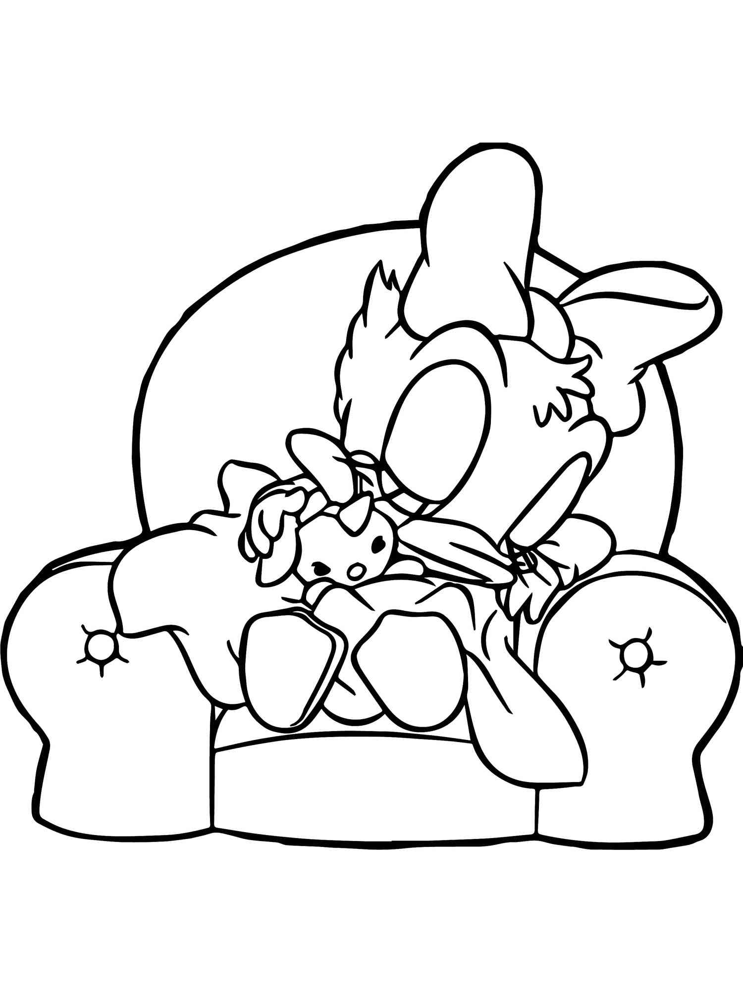 Daisy Duck 27 coloring page