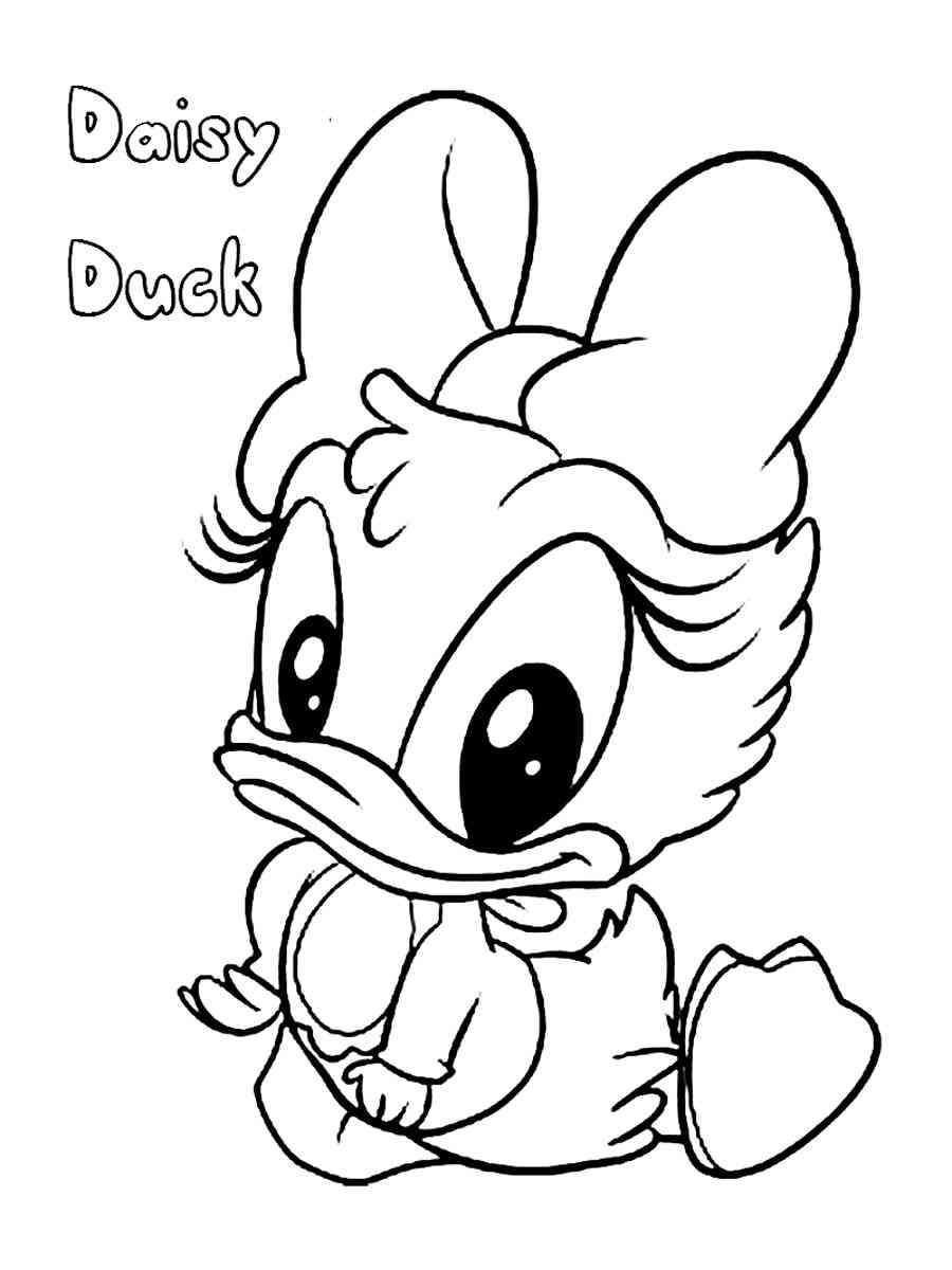 Daisy Duck 28 coloring page