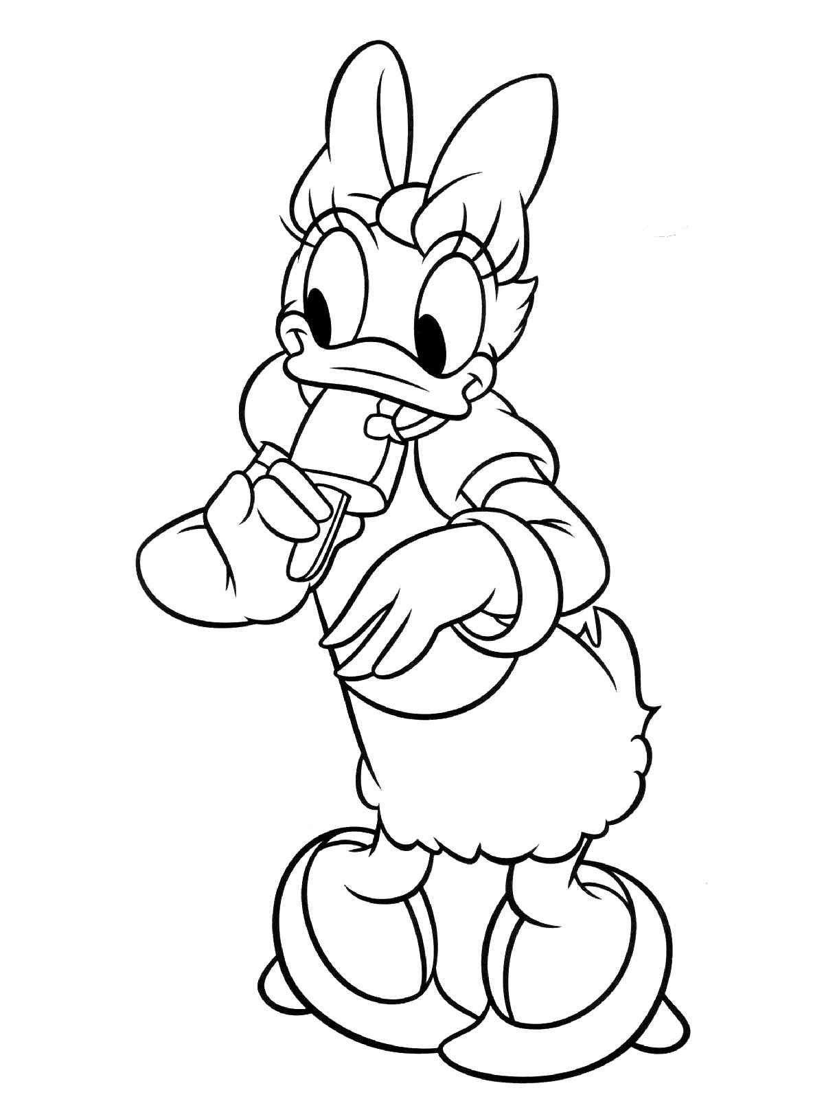 Daisy Duck 29 coloring page
