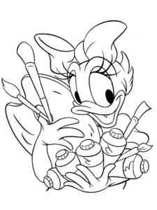 Daisy Duck 3 coloring page