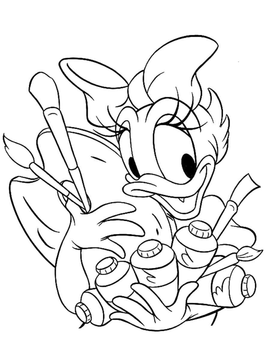 Daisy Duck 3 coloring page