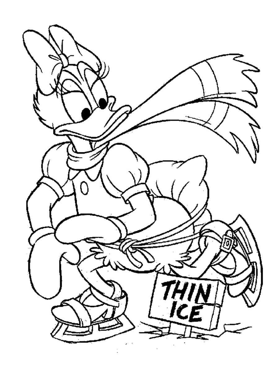 Daisy Duck 31 coloring page