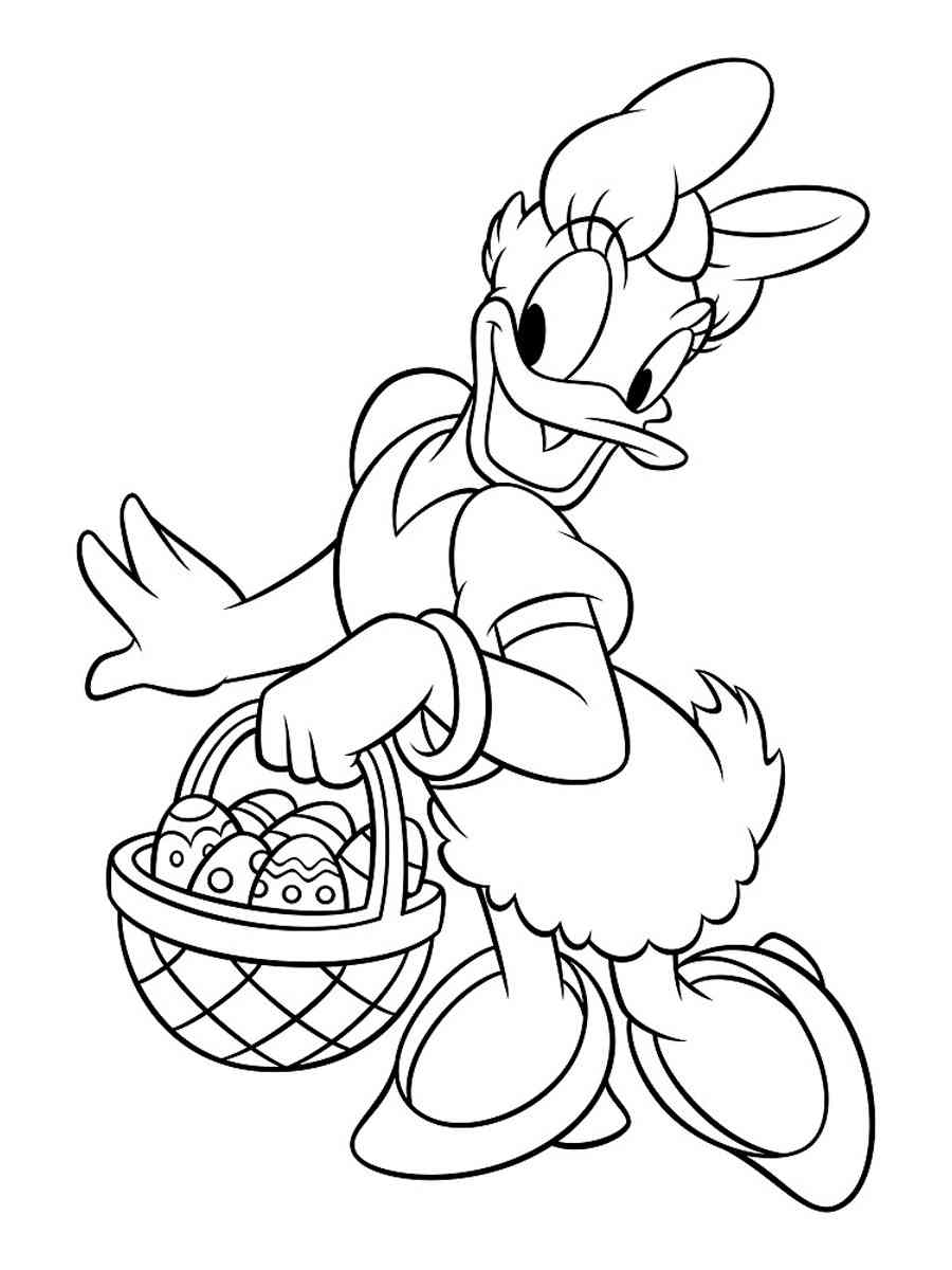 Daisy Duck 32 coloring page