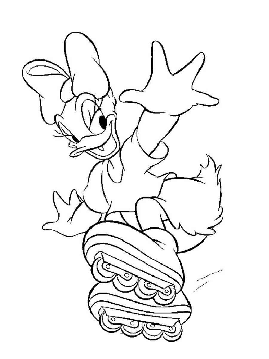 Daisy Duck 34 coloring page