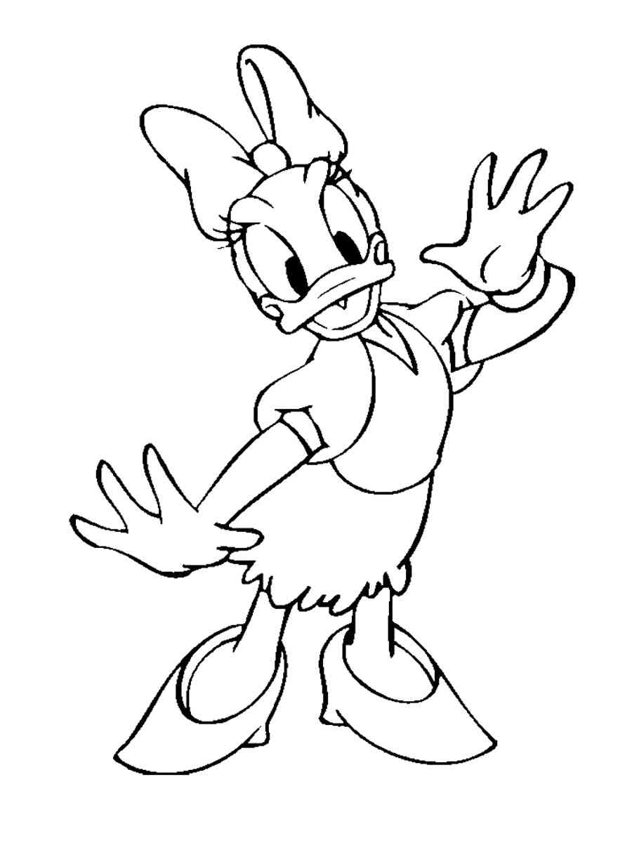 Daisy Duck 4 coloring page