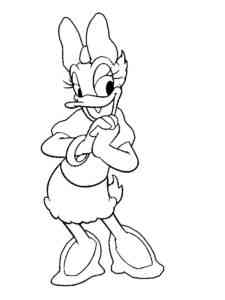 Daisy Duck 5 coloring page