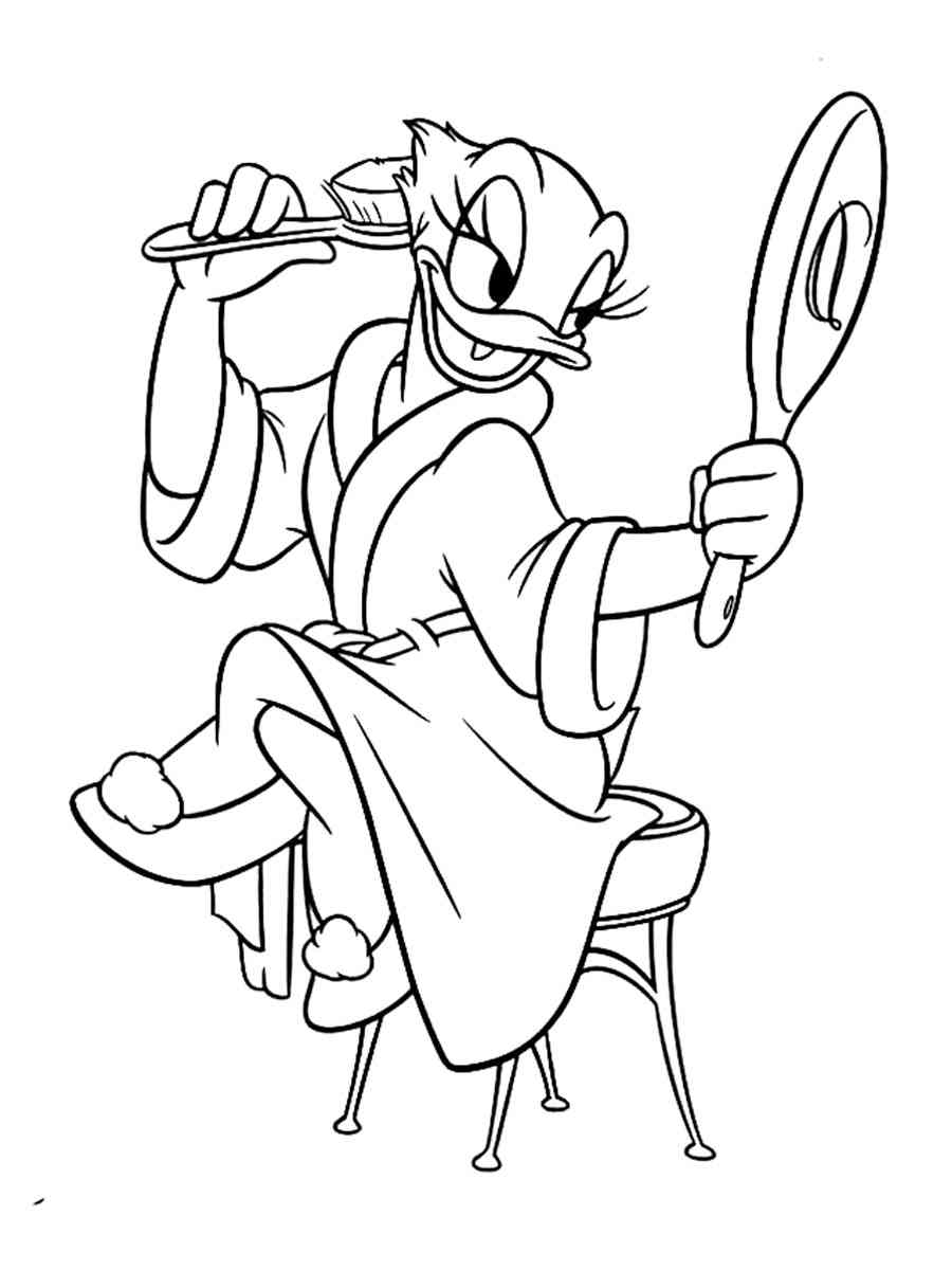 Daisy Duck 6 coloring page