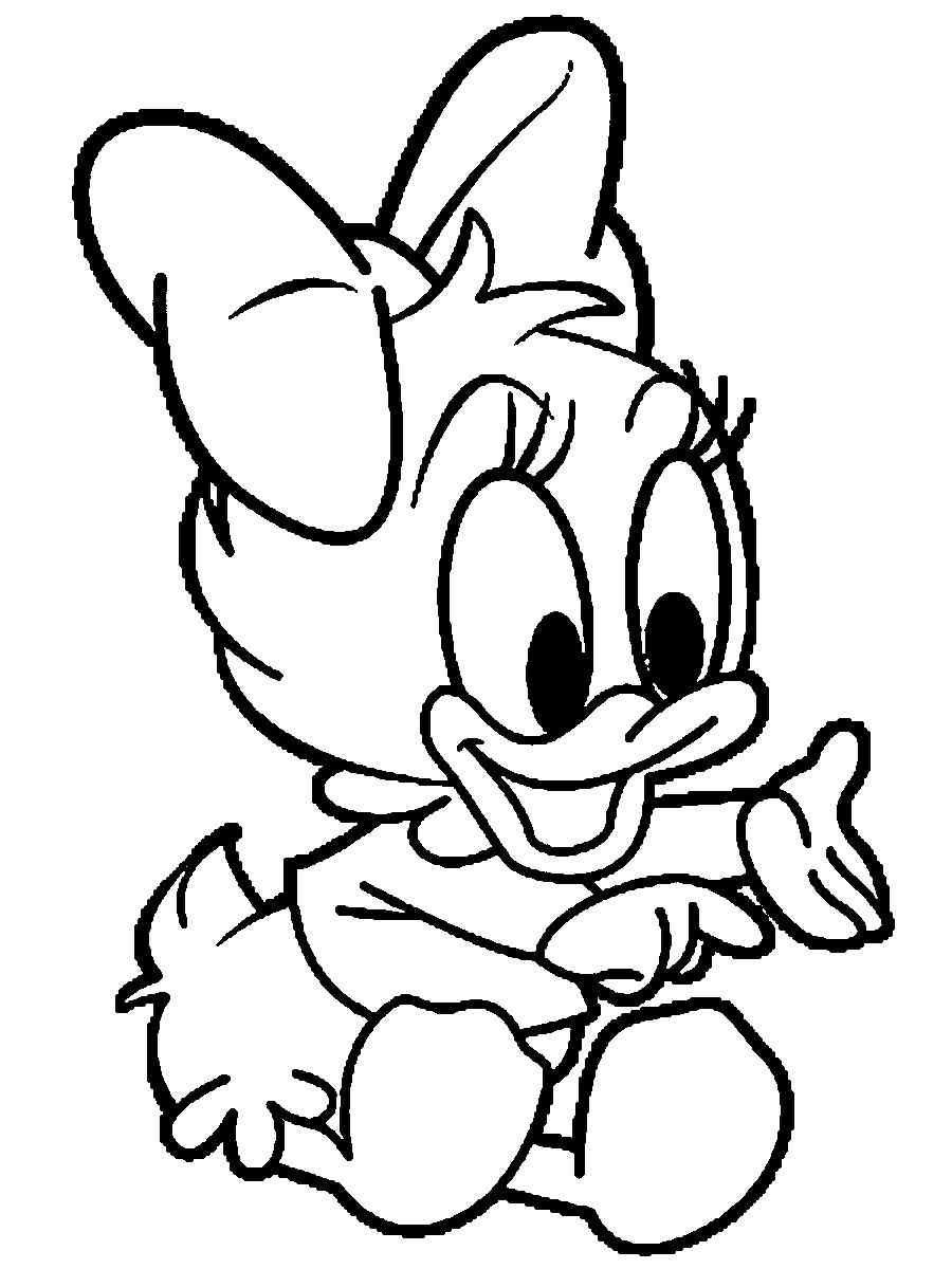 Daisy Duck 7 coloring page