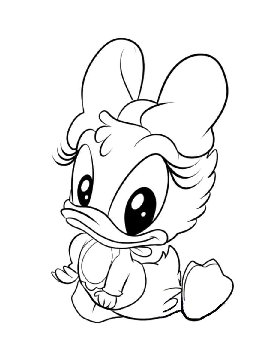 Daisy Duck 8 coloring page