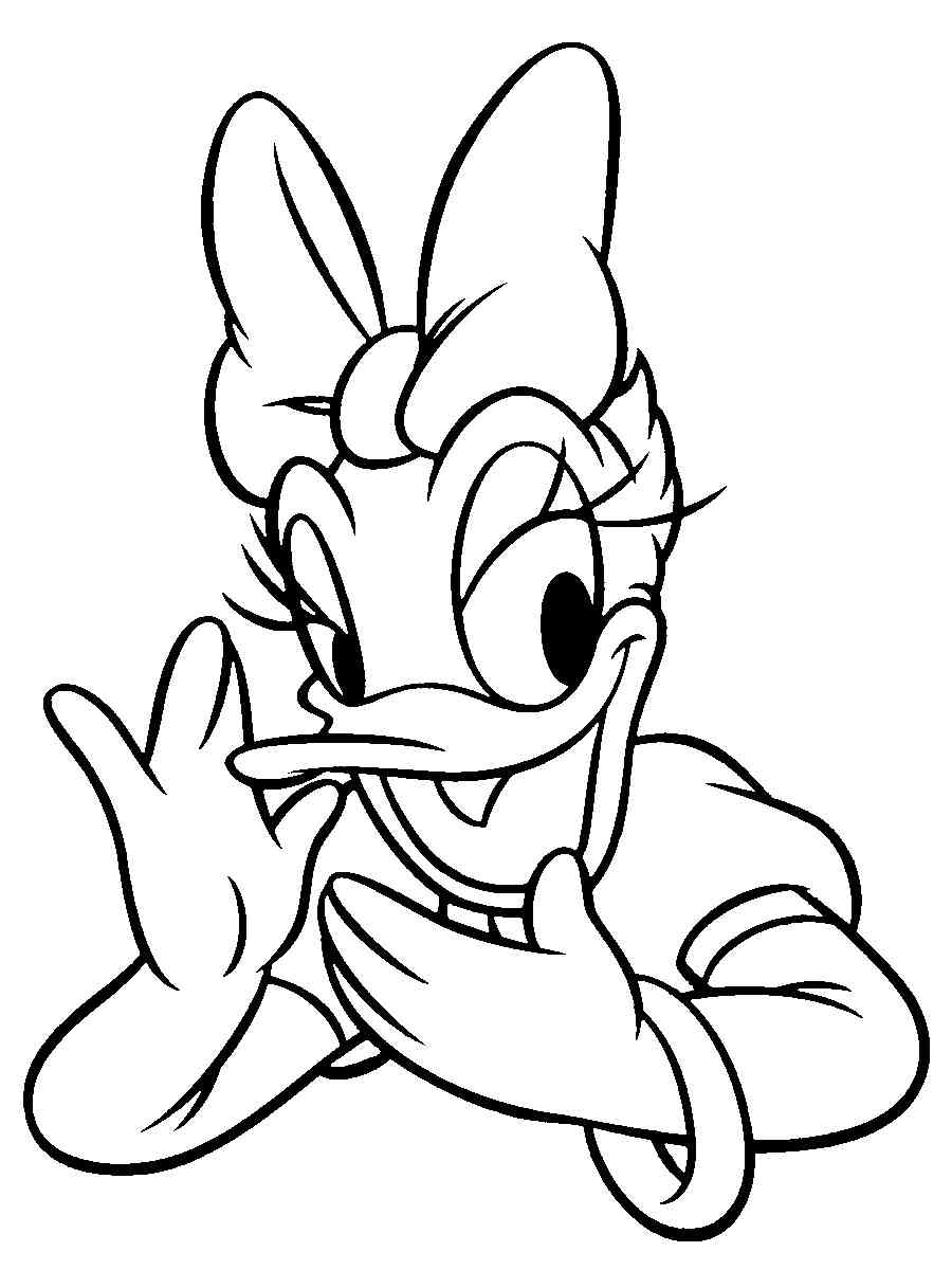 Daisy Duck 9 coloring page