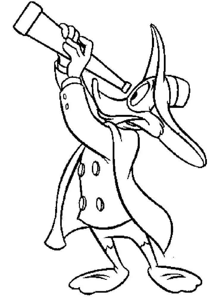 Darkwing Duck 10 coloring page