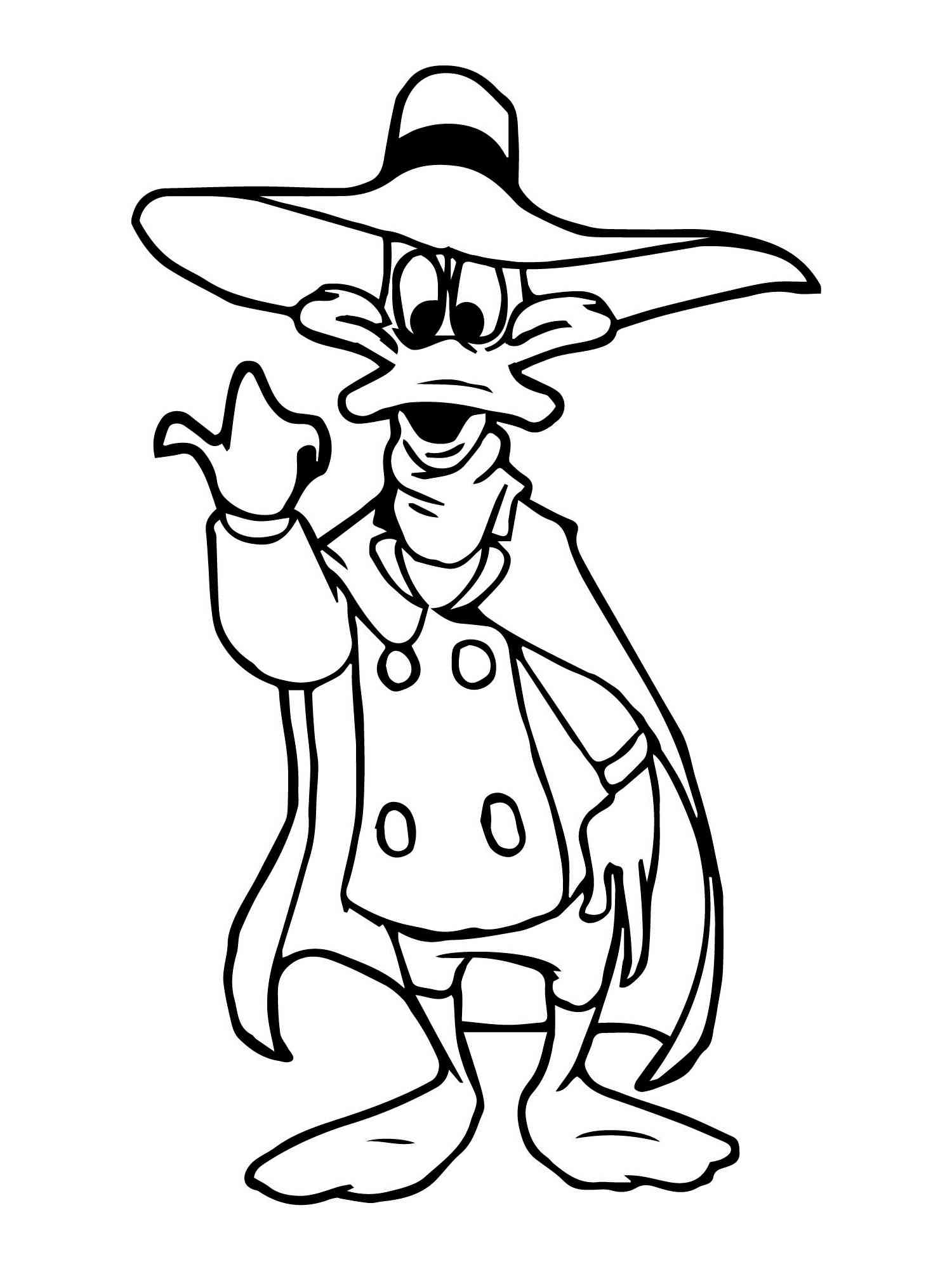 Darkwing Duck 3 coloring page