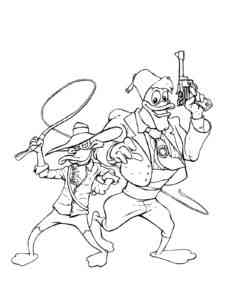 Darkwing Duck 4 coloring page
