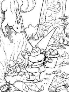 David the Gnome 1 coloring page
