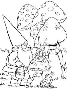 David the Gnome 12 coloring page