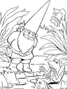 David the Gnome 8 coloring page