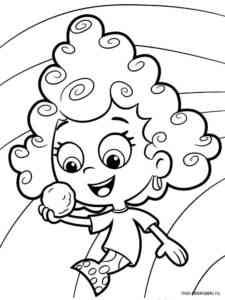 Deema from Bubble Guppies coloring page