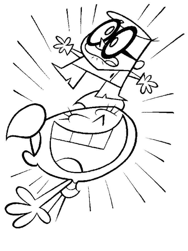 Dexter’s Laboratory 1 coloring page