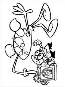 Dexter’s Laboratory 10 coloring page