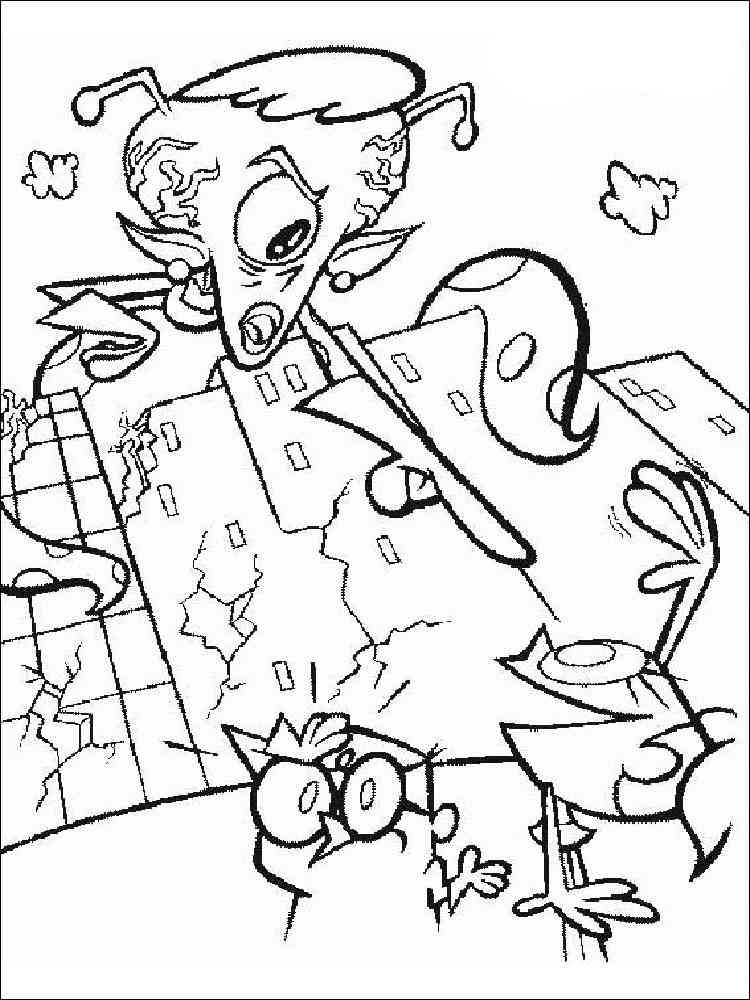 Dexter’s Laboratory 11 coloring page