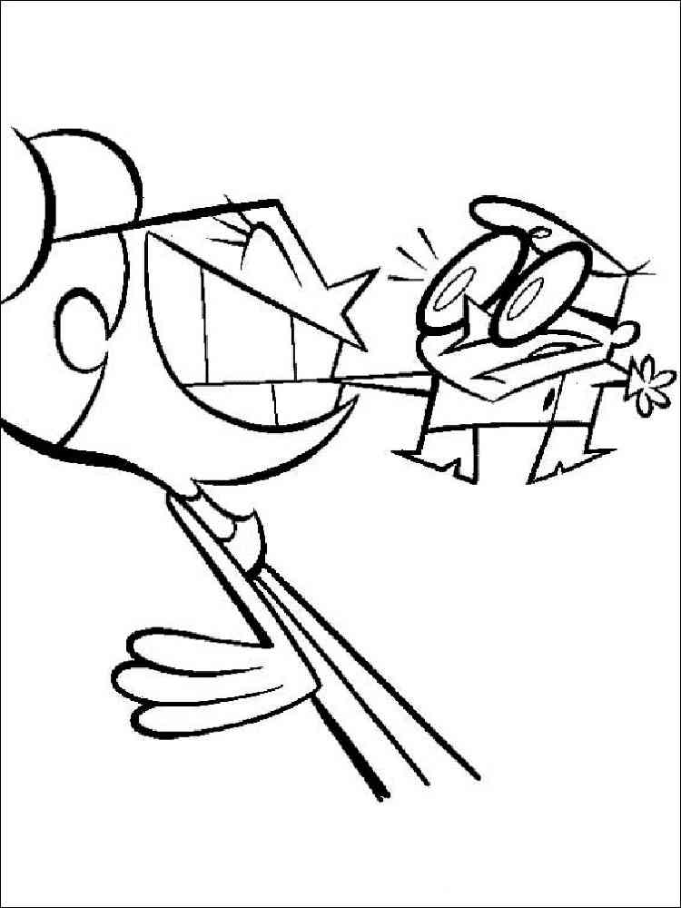 Dexter’s Laboratory 12 coloring page