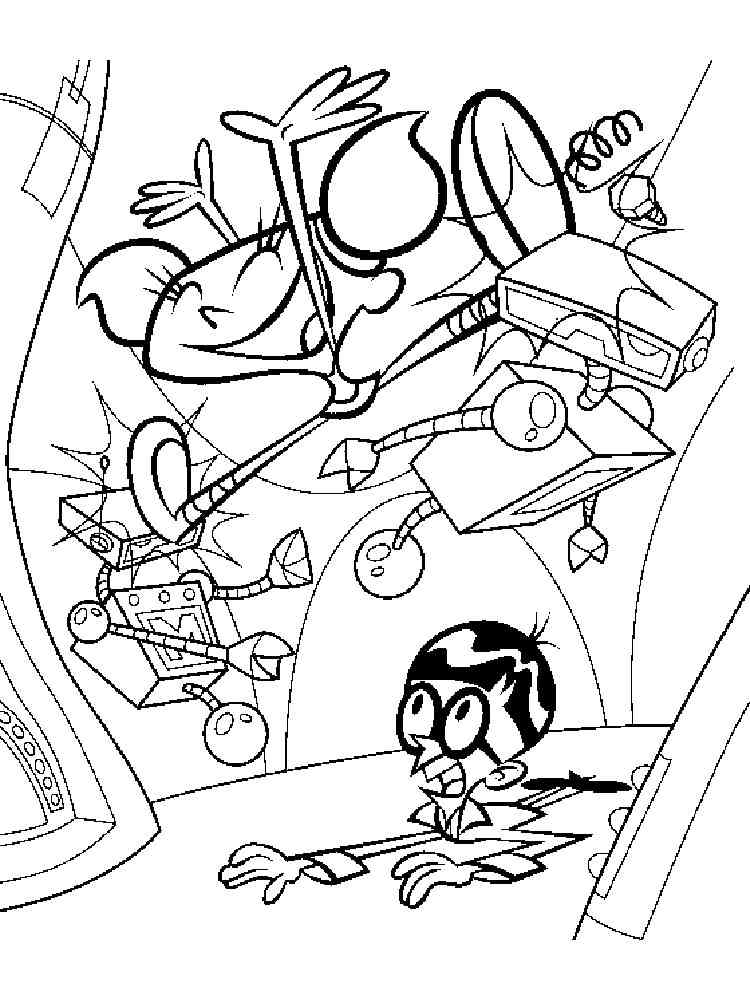 Dexter’s Laboratory 17 coloring page