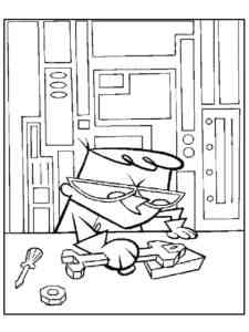 Dexter’s Laboratory 5 coloring page