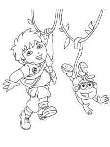 Diego 1 coloring page