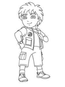 Diego 11 coloring page