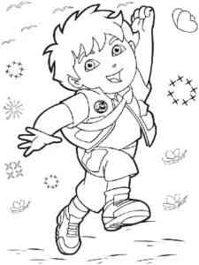 Diego 13 coloring page