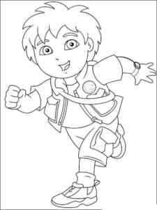Diego 14 coloring page
