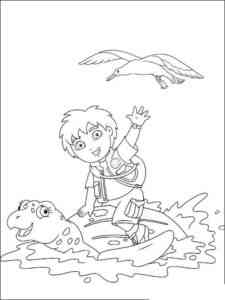 Diego 16 coloring page