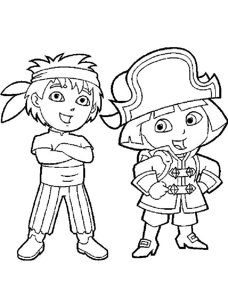 Diego 18 coloring page