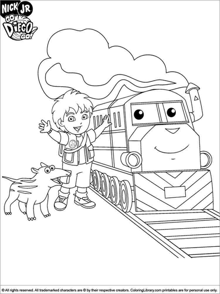 Diego 22 coloring page