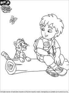 Diego 24 coloring page