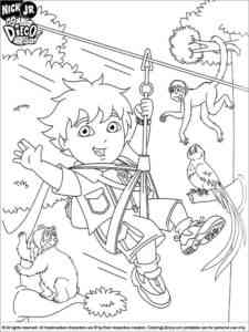 Diego 25 coloring page