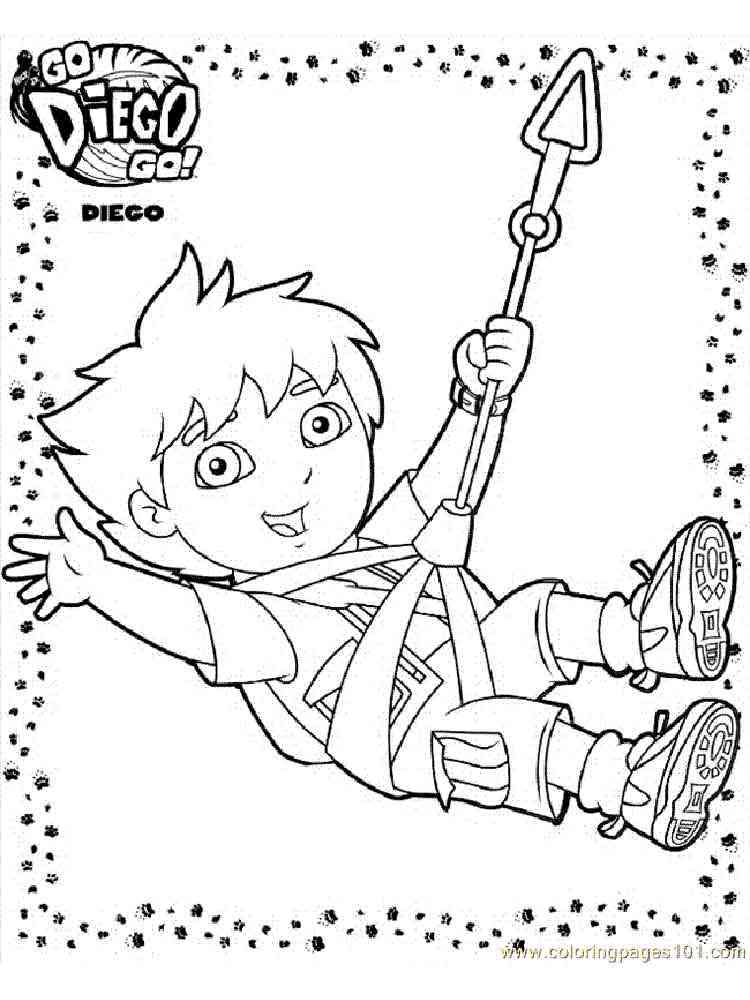 Diego 28 coloring page