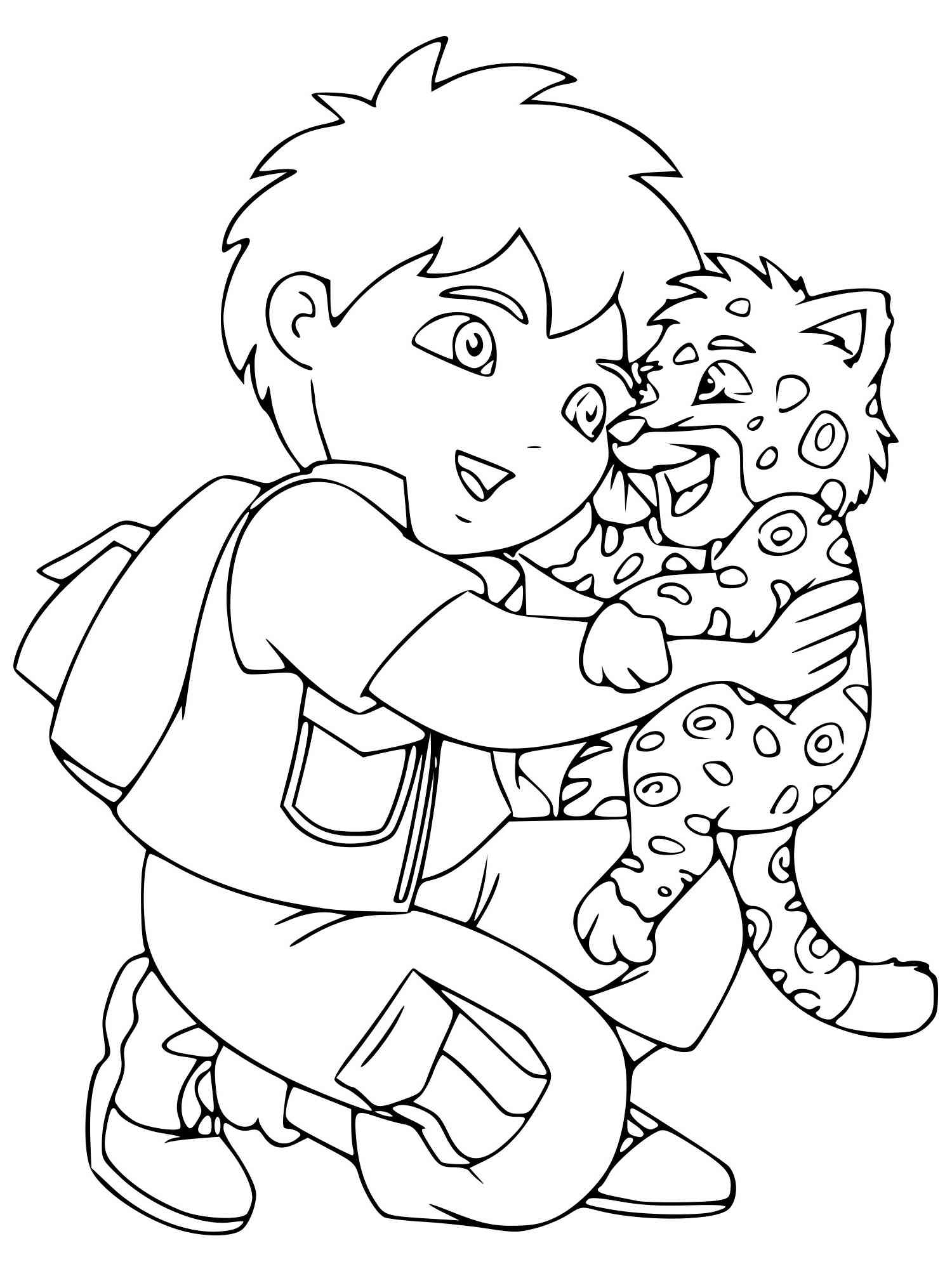 Diego 3 coloring page
